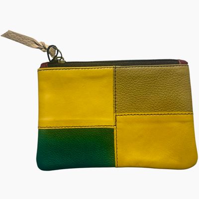 Soruka Premium Leather Money Pouch - Yellow | Green | Olive