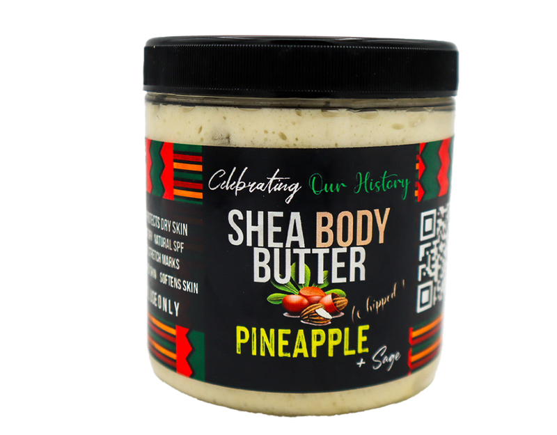 Pineapple + Sage Whipped Shea Body Butter
