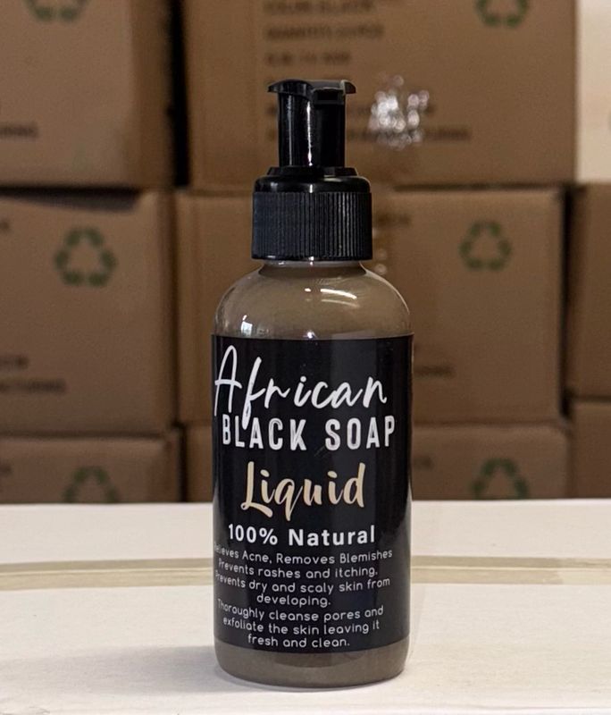 Liquid African Black Soap