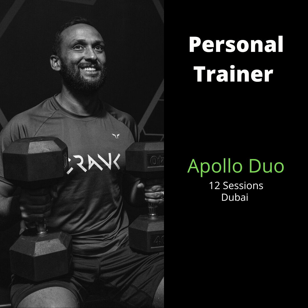 Apollo Duo Personal Trainer  Sessions - Presential 2 on 1 session