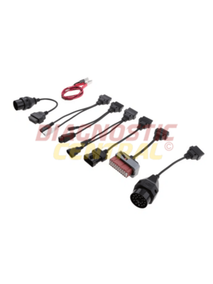 8 Car 16 Pin OBD2 Connector Adapter Cable Leads