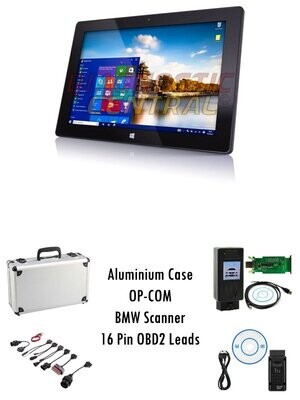 Touchscreen Auto Diagnostic Tablet Kit With Removable Keyboard