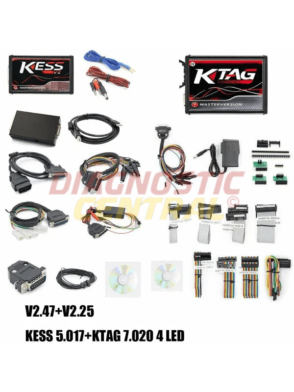 Kess V2 V5.017 Plus Ktag V7.020 ECU Programmer Master Version No Tokens  Limited