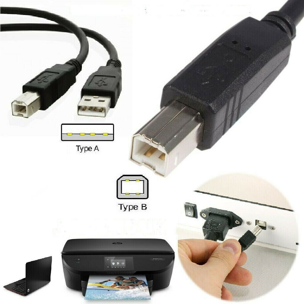 10 USB Cable V2.0 Type A to Type B For Scanner Printer PC Lead wholesale