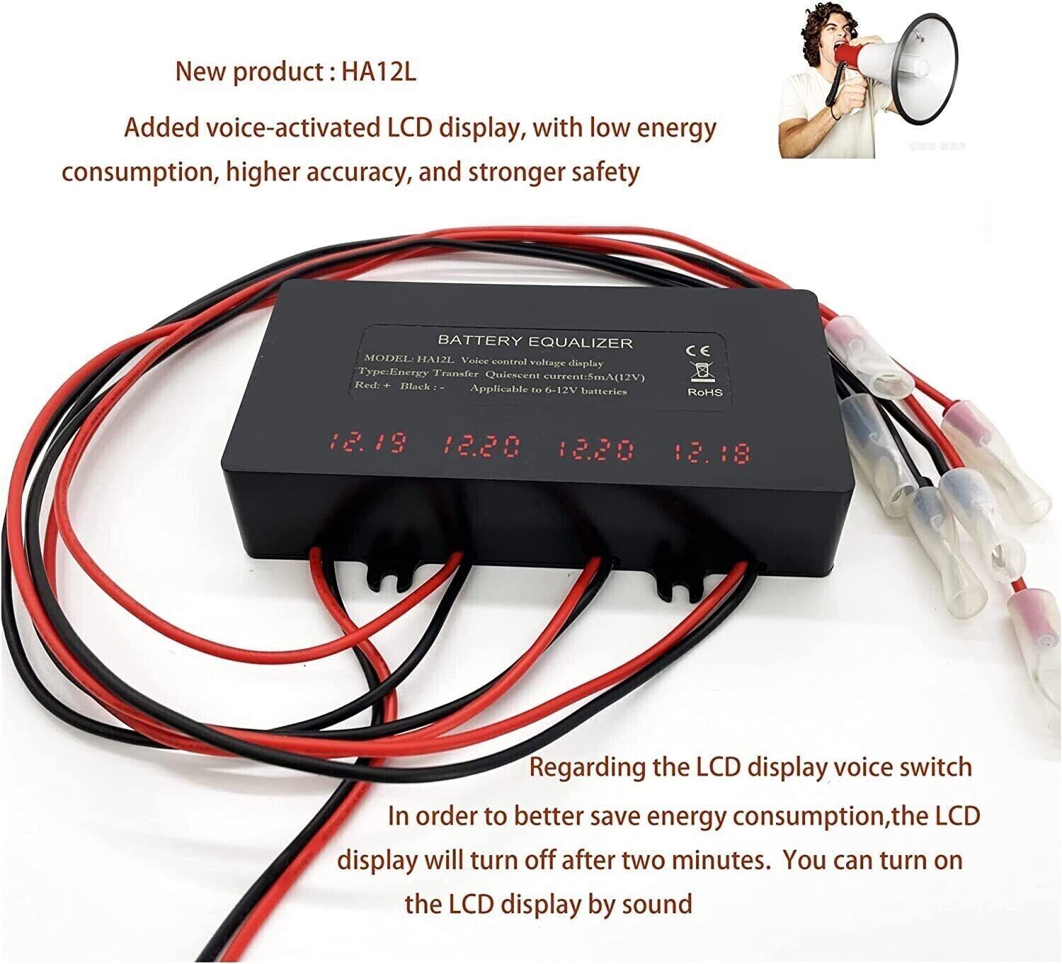 HA12 Bluetooth Battery Voltage Balancer equalizer