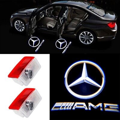 CREE LED Courtesy Light Puddle Ghost Laser Projector Door Logo For Mercedes Benz