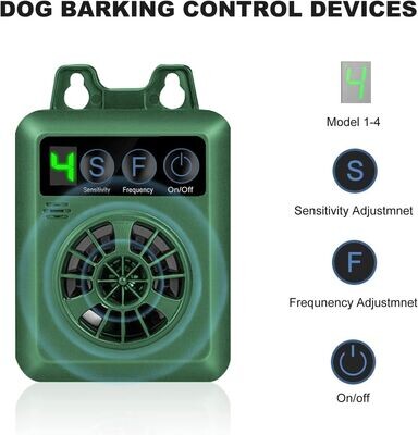Ultrasonic Anti-Barking Device Outdoor Pet Dog Silencer Repeller Dog Bark Control