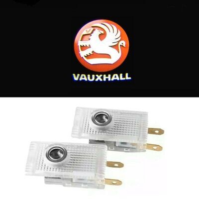 2Pcs LED Car Door Laser Projector Logo Shadow Puddle Courtesy Light for Vauxhall