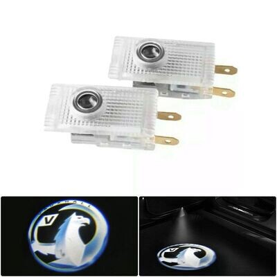 2x Cree LED Car Door Laser Projector Logo Shadow Puddle Courtesy Lights for Vauxhall