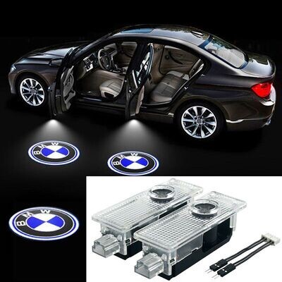2x LED Car Door Laser Projector Logo Shadow Puddle Courtesy Lights for BMW