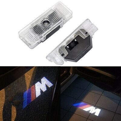 LED Door Logo Projector Lights Laser Courtesy Puddle Ghost Compatible with BMW