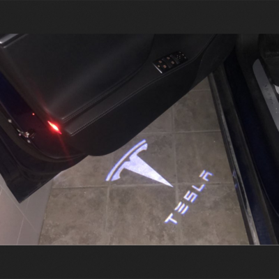 Car Door LED Logo Projector Puddle Ghost Shadow Lights for Tesla MODEL 3 S X Y