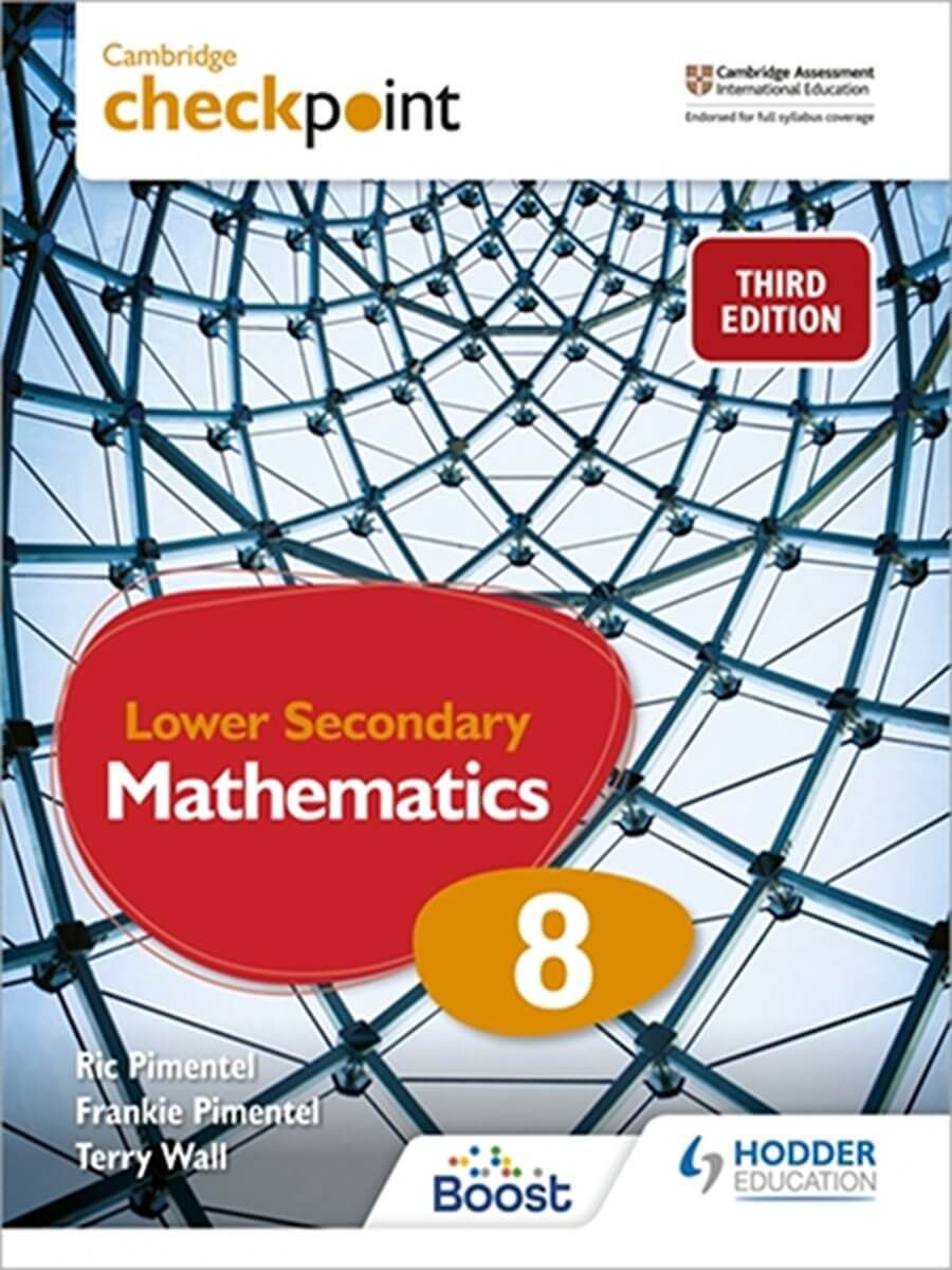 Mathematics  Checkpoint Lower Secondary Cambridge  Student's Book 8