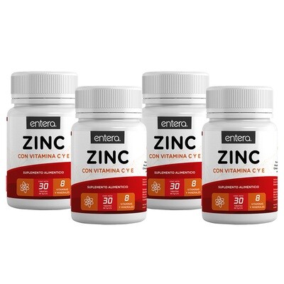 Zinc con Vitamina C y E Zinc con Vitamina C y E
