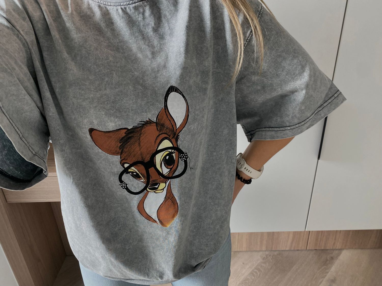 Oversized medvilnės marškinėliai