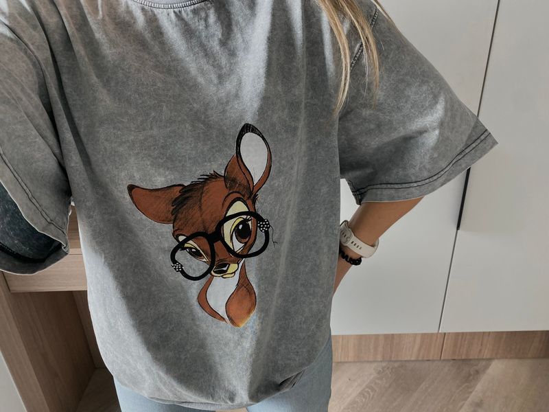 Oversized medvilnės marškinėliai