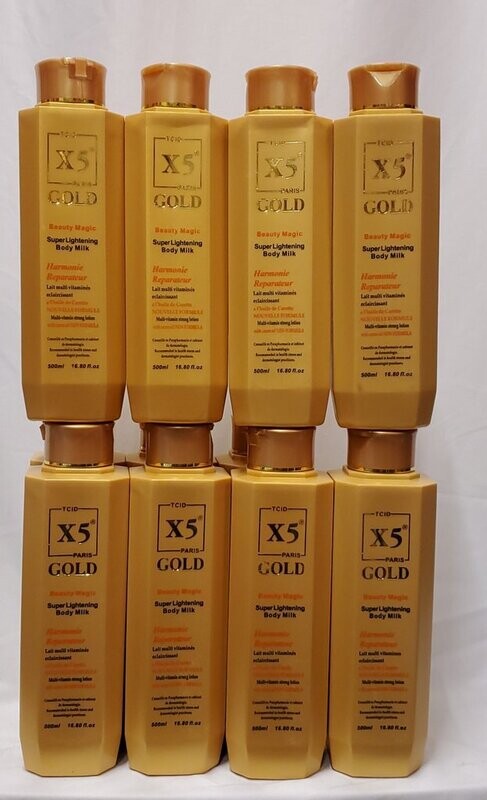 X5 gold body lotion