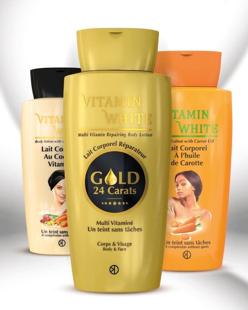 24 gold carat body lotion