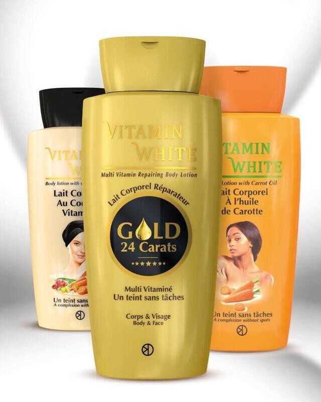 24 gold carat body lotion
