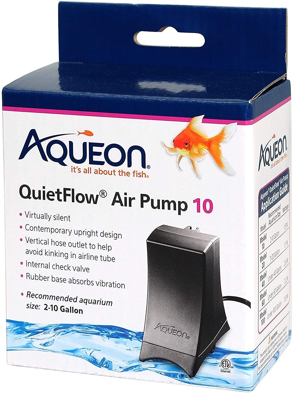 Aqueon Quietflow Air Pump 10 1.5W