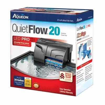 Aqueon Quietflow Power Filter 20G