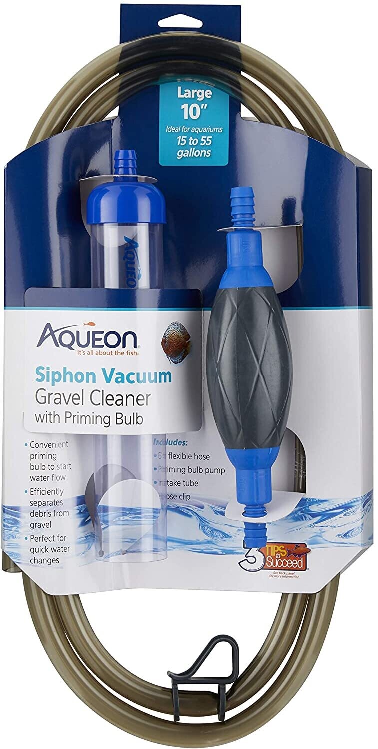 Aqueon Siphon Vacuum W/Bulb 10in