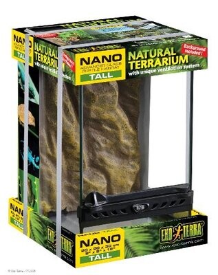 Exo Terra Natural Terrarium Nano Tall 20x20x30cm