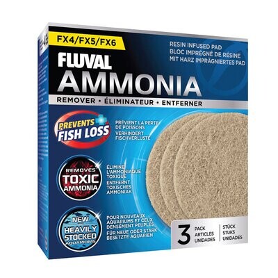 Fluval FX4/FX5/FX6 Ammonia Remover 3Pk