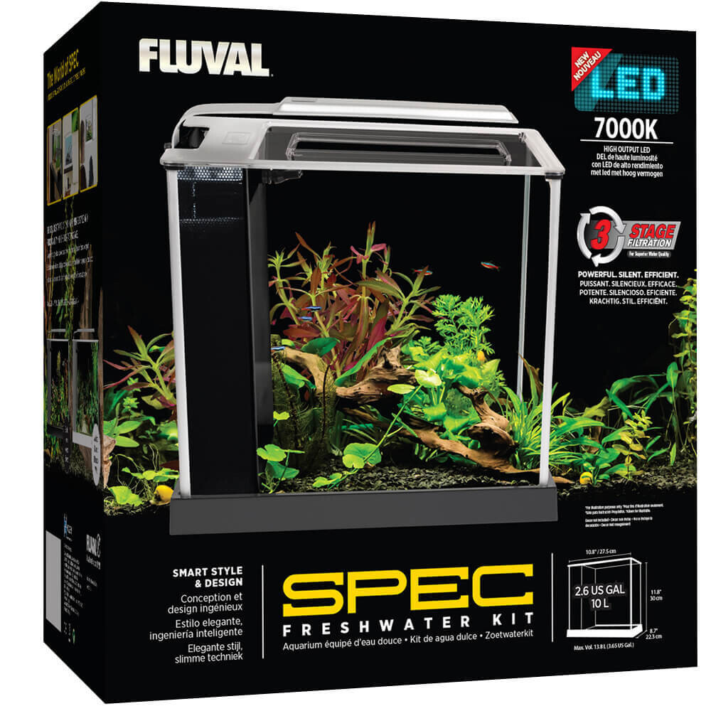 Fluval Spec Aquarium Kit, 2.6 US Gal