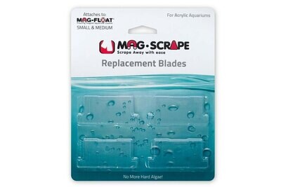 Mag-Float Acrylic Replacement Blades Small/Medium 4Pk