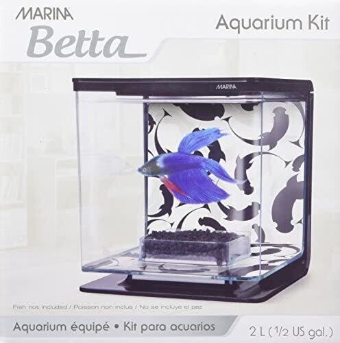 Marina Betta Aquarium Kit Yin Yang Theme 1/2Gal