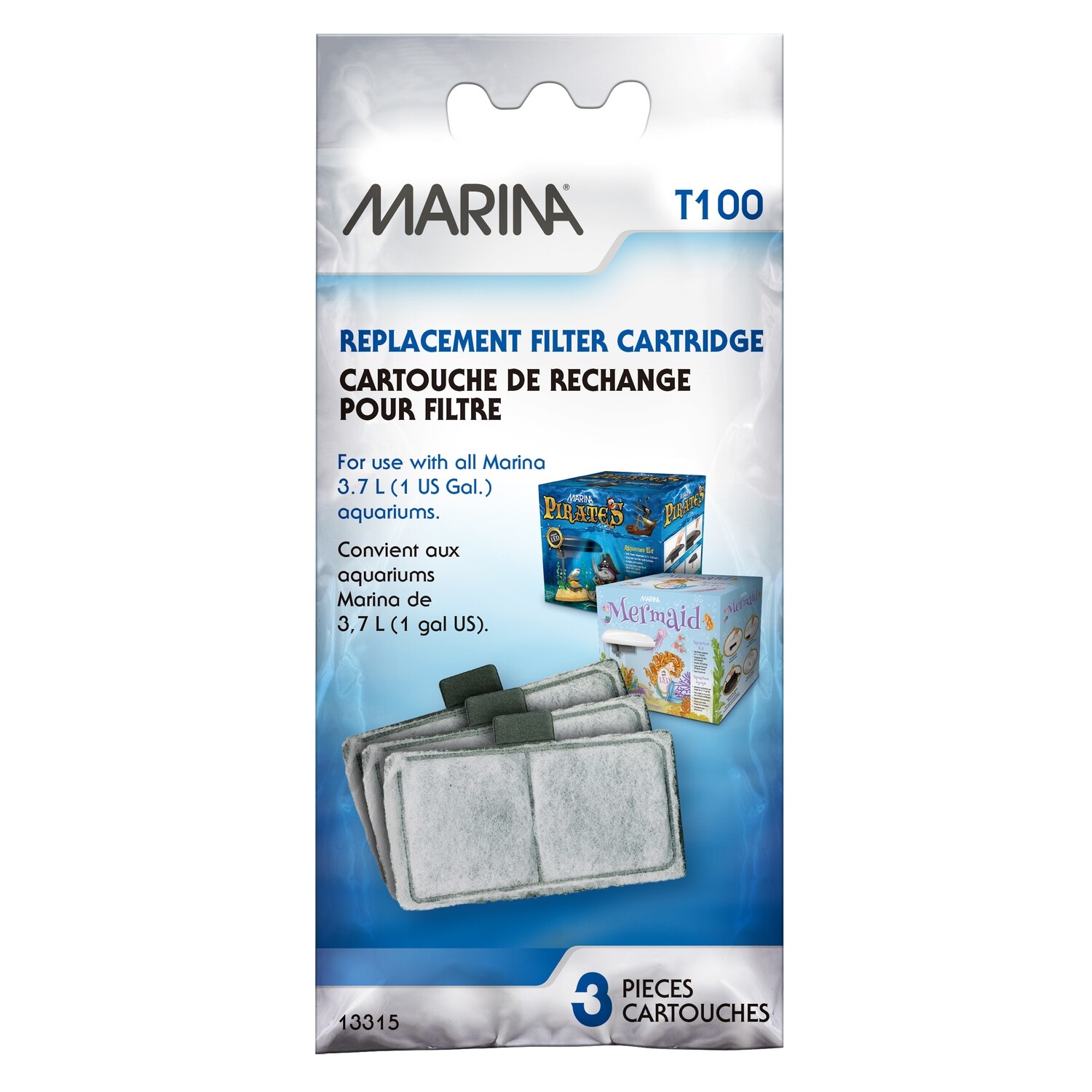 Marina Replacement Filter Cartridge T100 3pc