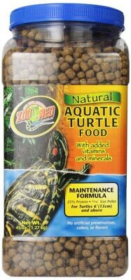 Zoo Med Aquatic Turtle Food Maintenance Formula 45oz
