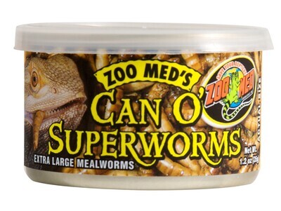 Zoo Med Can O´ Superworms 1.2oz