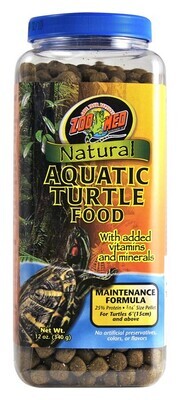 Zoo Med Natural Aquatic Turtle Food Maintenance Formula 12oz