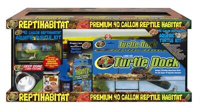 Zoo Med ReptiHabitat Terrarium Aquatic Turtle Kit 40Gal