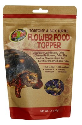 Zoo Med Tortoise Flower Food Topper 1.4oz