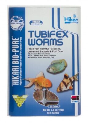 Hikari Tubifex Frozen Worms 3.5oz