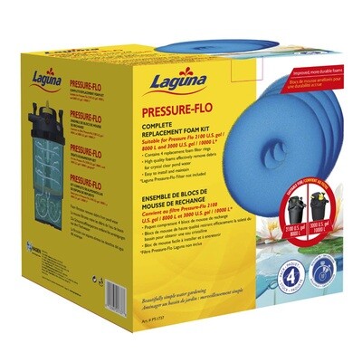 Laguna Pressure-Flo Replacement Foam For Pressure-Flo 3000 4pk