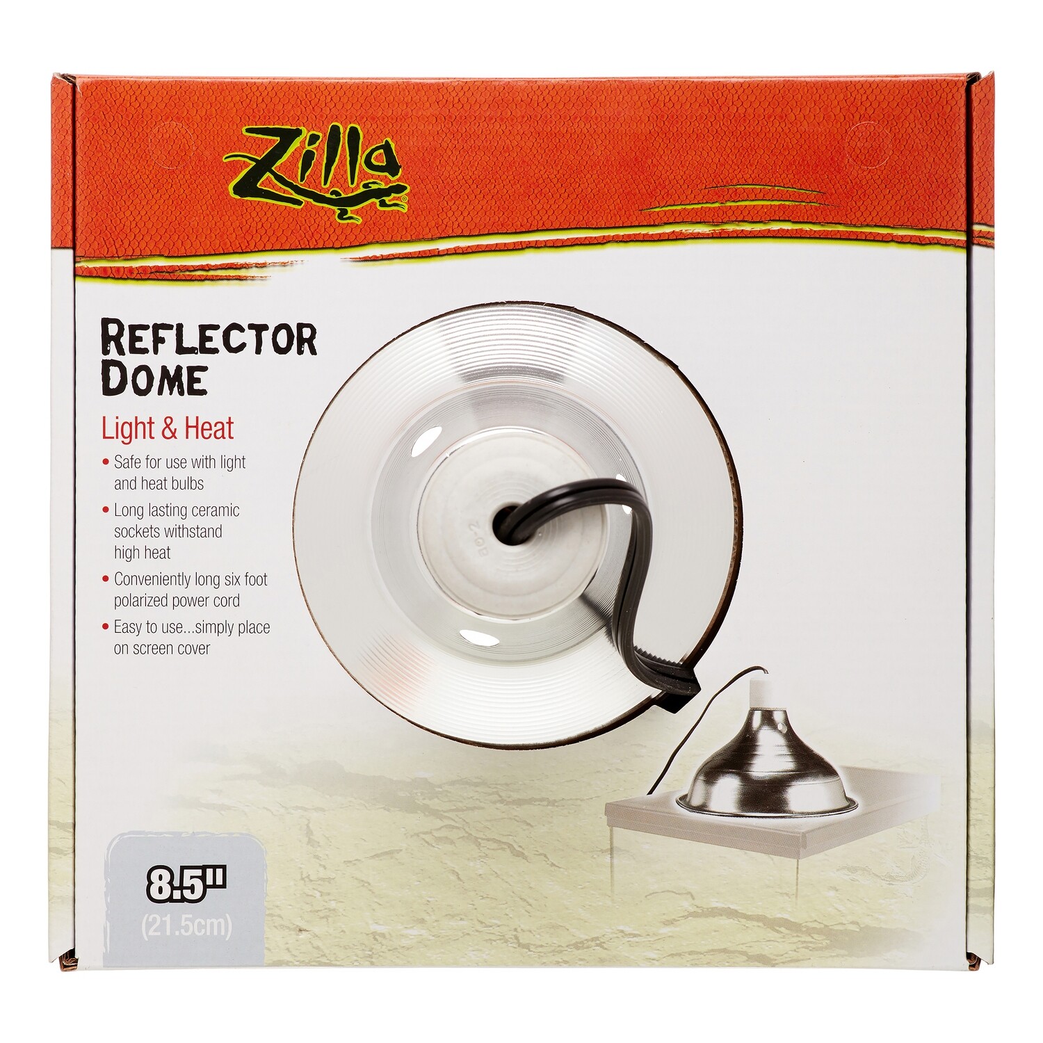 Zilla Reflector Dome Silver 8.5in