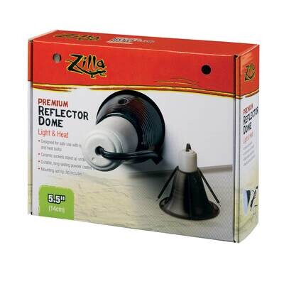 Zilla Premium Reflector Dome Black 5.5in