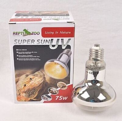 ReptiZoo Super Sun UVB/UVA Lamp 75w