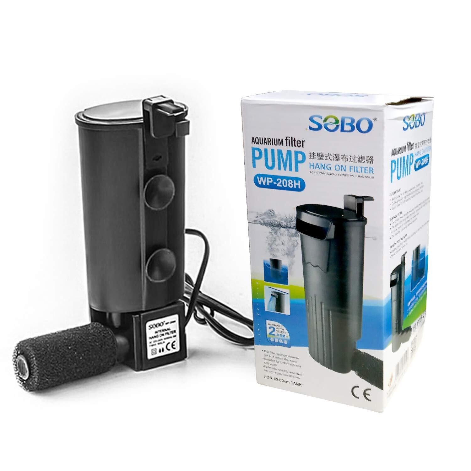 SOBO Aquarium Filter Pump wp208H