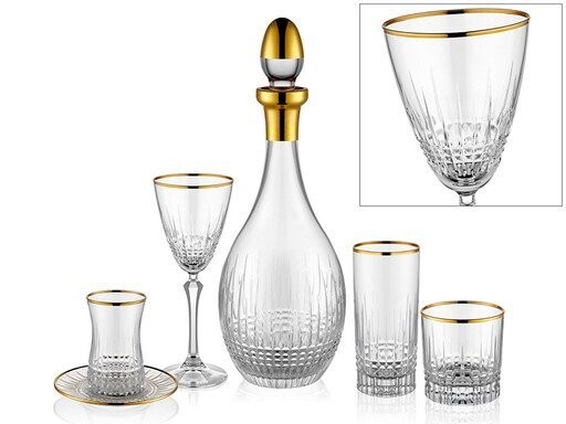 Baccarat Gold 61 Pieces Water Set