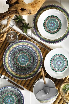 Porcelain ottoman Set 