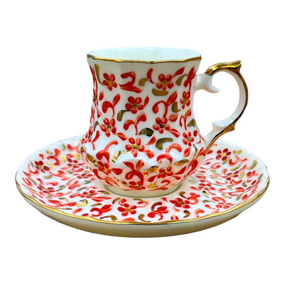 Tukat Handmade Porcelain Coffee Cups Set