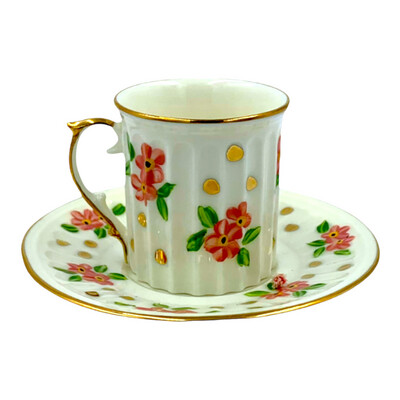 Zahra Handmade Porcelain Coffee Cups Set 