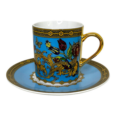 Rumi Handmade Porcelain Coffee Cups Set