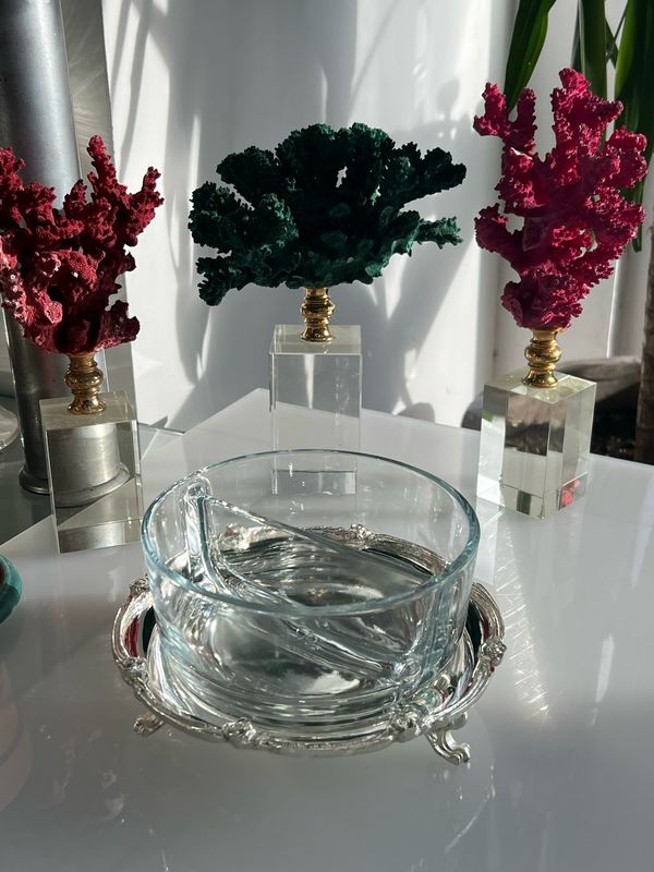 Nuts bowl with tray
