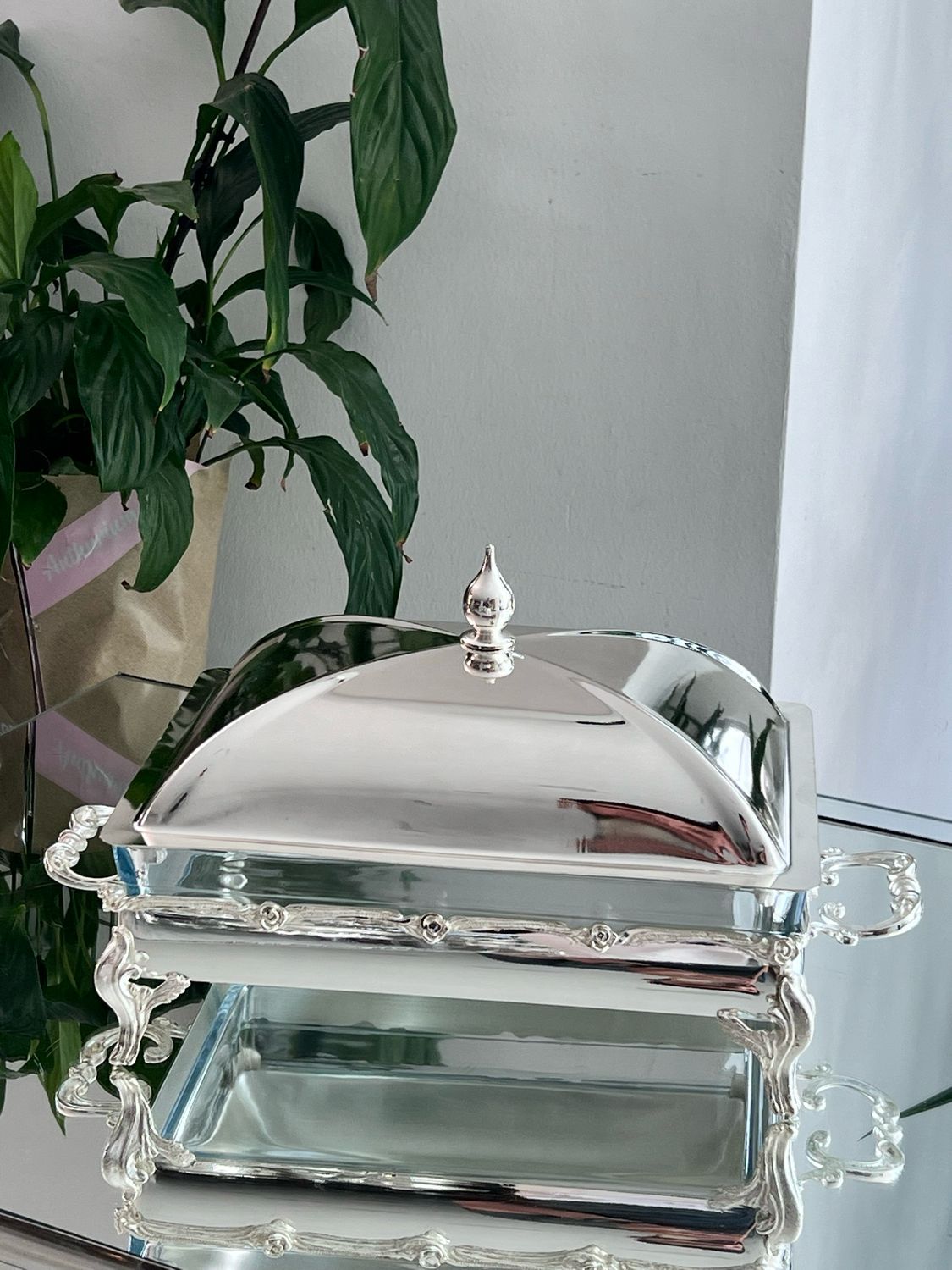 Luxury Rectangular Serving Dish with Cover